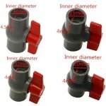 Vanne  boisseau sphrique en pvc, valve en plastique u - pvc, connecteurs droits pour contrle et arrt ...