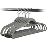 Yaheetech lot de 100 cintres en velours antid�rapants crochet pivontant peu encombrants pour costumes ...