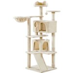 Yaheetech - arbre à chat multiniveau tour pour chat avec cachettes panier perchoirs rampe poteaux en ... Yaheetech - arbre à chat multiniveau tour pour chat avec cachettes panier perchoirs rampe poteaux en ...