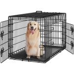 Yaheetech cage pour chien pliable caisse de transport pour chien en mtal 106x66x74, 5 cm niche pour ...