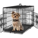Yaheetech - cage pour chien pliable caisse de transport pour chien en mtal niche pour chien exterieur ...