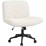 Yaheetech - chaise de bureau avec roulettes, fauteuil de bureau sans accoudoirs avec large assise, siège ... Yaheetech - chaise de bureau avec roulettes, fauteuil de bureau sans accoudoirs avec large assise, siège ...