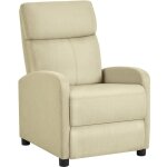 Yaheetech - fauteuil de relaxation chaise de dtente sige de canap rembourr pour salon / chambre / ...