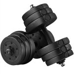 Kit d'haltères musculation 25 kg set d'haltères réglables avec plaques paire d'haltères fitness gym à ... Kit d'haltères musculation 25 kg set d'haltères réglables avec plaques paire d'haltères fitness gym à ...