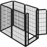 Yaheetech - parc pour chien 6 panneaux enclos chiens chiot lapin rongeur exterieur cage pour chien interieur ...