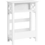 Table d'appoint bout de canap salon, avec porte - revues, table troite gain de place, 50  25  70 ...