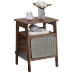 Yaheetech table d'appoint pour chat avec lit, petite table basse avec niche range - magazines grotte, ...