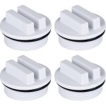 Yaju lot de 4 bouchons de retour filets pour piscine 1, 5' avec joints toriques pour piscines d'hiver ...