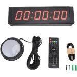 Yanmis minuterie de course � led professionnelle, affichage rouge � 6 chiffres, compte � rebours pour ...