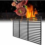 Yardin grille de gril en fonte grille de gril rectangulaire accessoires de grille en fonte pour barbecue, ...
