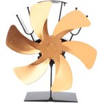 Yctze ventilateur de po�le vertical avec 6 ou circulation thermique rapide - ventilateur thermique pour ...