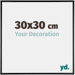 Yd. - cadre photo 30x30 - noir brillant - aluminium - austin