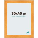 Yd. - cadre photo 30x40 - orange - mdf - pisa