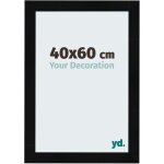 Yd. - cadre photo 40x60 - noir brillant - mdf - pisa