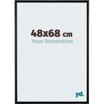 Yd. - cadre photo 48x68 - noir mat - plastique - bordeaux