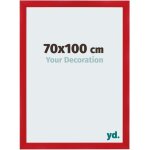 Yd. - cadre photo 70x100 - rouge - mdf - pisa