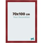Yd. - cadre photo 70x100 - vin rouge patine - mdf - pisa