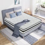 Matelas 140x190 cm - �p 25 cm - mousse � m�moire de forme et blue latex - confort �quilibr� - 7 zones ...