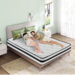 Matelas 140x190 � ressort - �paisseur 23cm - matelas � ressort avec mousse de m�moire de forme - matelas ...