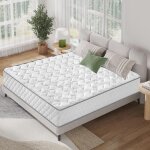 Yidatong - matelas 140x190cm, matelas � ressorts ensach�s, �pais23. 5cm - blue latex, m�moire de forme ...