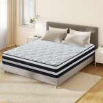 Yidatong - matelas 160x200 cm, �paisseur 25 cm, 7 zones ergonomiques, matelas � ressorts ensach�s, soulage ...