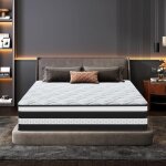 Yidatong - matelas 160x200 cm, �paisseur 28 cm, 7 zones, matelas � ressorts, soutien solide, silencieux ...