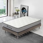 Matelas 90x200 cm, épaisseur 26 cm. mousse à mémoire de forme et ressorts ensachés, 8 zones, tissu doux ... Matelas 90x200 cm, épaisseur 26 cm. mousse à mémoire de forme et ressorts ensachés, 8 zones, tissu doux ...