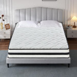 Yidatong ? matelas m�moire de forme 140x190 cm ? �paisseur 24 cm ? ressorts ensach�s ? confort moyen ...