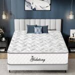 Yidatong - matelas mémoire de forme et ressorts ensachés 140x190 cm 8 zones de confort - hypoallergénique ... Yidatong - matelas mémoire de forme et ressorts ensachés 140x190 cm 8 zones de confort - hypoallergénique ...