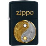 Zippo - yin yang en couleurs or et argent