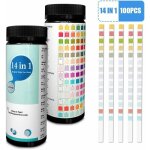 Lot de 100 bandelettes de test 14 en 1 pour l'eau potable et l'eau du robinet, dtection facile et rapide ...