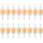 16 pices filtres  essence en ligne, filtres  carburant, filtre  essence universel  vitesse de filtration ...