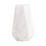 20cm vase de blanc marbre cramique vases decoratifs design haut pour maison, fte, centre de table de ...