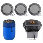 Ymyny 3 pcs filet pour citerne de pluie: filet de protection avec cordon serrage r�servoir d'eau couvercle ...