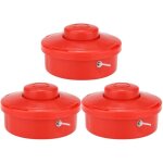 3pcs ttes de trimmer universel herbe tondeuse, ttes de remplacement dbroussailleuse chane set brosse ...