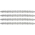 Lot de 4 chanes de trononneuse pour guide chane de 16' (40 cm), 1, 3 mm 59 maillons d'entranement, ...