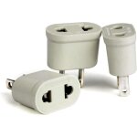 Ymyny - jamais utilis�]adaptateur convertisseur fr vers us 3 pcs prise europ�enne vers prise am�ricaine ...