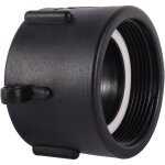 Adaptateur ibc 60 mm filetage grossier  2', adaptateur robinet tuyau arrosage, raccord cuve 1000 litres, ...