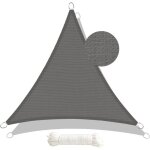 Ymyny - amazon brand - umi voile d'ombrage triangulaire hdpe 3x3x3m toile ombrage anti 95% uv pour terrasses ...