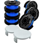 Bobine de fil de coupe pour débroussailleuse ryobi one + 18 v, 24 v et 40 v, 6 bobines de fil de débroussaille ... Bobine de fil de coupe pour débroussailleuse ryobi one + 18 v, 24 v et 40 v, 6 bobines de fil de débroussaille ...
