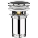 Ymyny - jamais utilis]bonde de lavabo, bonde de vidage  tirette avec bouchon de trop - plein universel ...