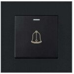 Ymyny bouton de sonnette extrieur, interrupteur de sonnette 220 - 250v avec panneau en verre tremp. ...