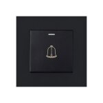 Jamais utilis]bouton de sonnette extrieur ttio 220 250 v interrupteur de sonnette en verre tremp bouton ...