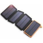 Ymyny - chargeur solaire 25000mah portable batterie externe avec 4 panneaux impermable power bank avec ...