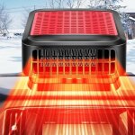 Ymyny chauffage de voiture 12 v 200 w ? chauffage rapide portable ? ventilateur de refroidissement et ...