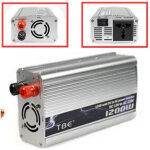 Ymyny - convertisseur de puissance 1200 watts efficace de 12 v � 220 v. transformateur -
