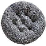 Ymyny - coussin rond pour chaise, si�ge, tatami, restaurant, canap�, dossier, tabouret, coussin de sol ...