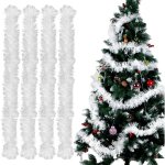 Guirlande de noel sapin, 4pcs guirlandes tinsel noël, guirlande sapin 2m, guirlande tinsel métallique ... Guirlande de noel sapin, 4pcs guirlandes tinsel noël, guirlande sapin 2m, guirlande tinsel métallique ...