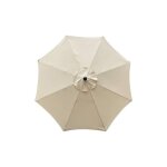 Housse de rechange pour parasol, 8 baleines, 3 m, imperméable, anti - uv, toile de rechange, beige - ... Housse de rechange pour parasol, 8 baleines, 3 m, imperméable, anti - uv, toile de rechange, beige - ...