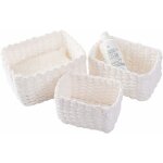 Jamais utilis]lot de 3 paniers de rangement tisss pour accessoires de maquillage, salle de bain, table ...